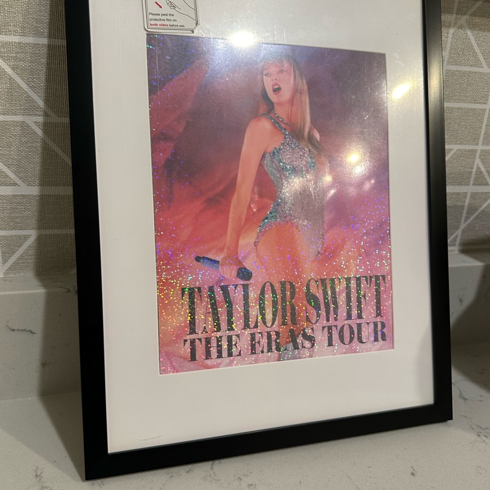 Taylor Swift The Eras Tour Movie Poster Custom Prism Holographic Picture w Frame - Picture 4 of 8